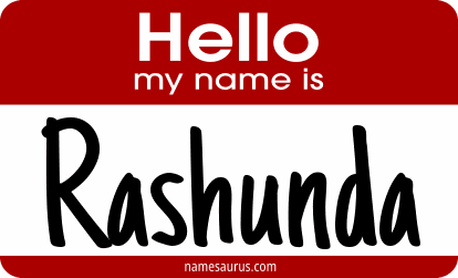 Hello my name is Rashunda png download
