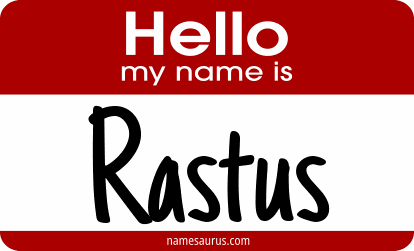 Hello my name is Rastus png download