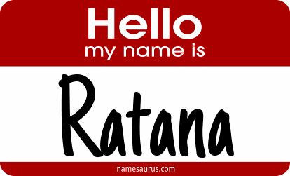 Hello my name is Ratana png download