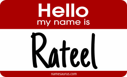 Hello my name is Rateel png download