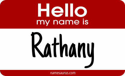 Hello my name is Rathany png download