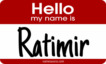 Hello my name is Ratimir png download