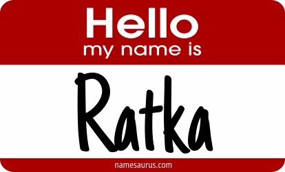 Hello my name is Ratka png download