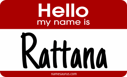 Hello my name is Rattana png download