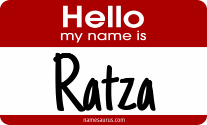 Hello my name is Ratza png download
