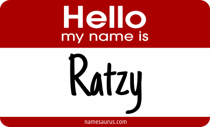 Hello my name is Ratzy png download