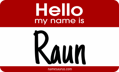 Hello my name is Raun png download