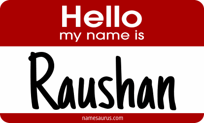 Hello my name is Raushan png download