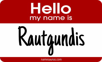 Hello my name is Rautgundis png download