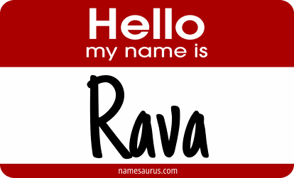 Hello my name is Rava png download