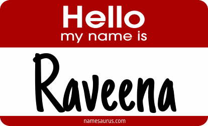 Hello my name is Raveena png download