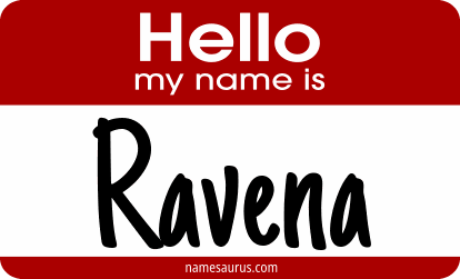 Hello my name is Ravena png download