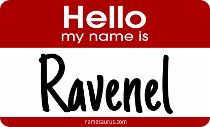 Hello my name is Ravenel png download