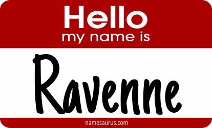 Hello my name is Ravenne png download