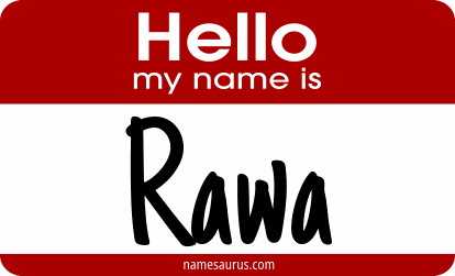 Hello my name is Rawa png download