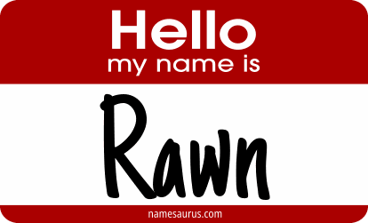 Hello my name is Rawn png download
