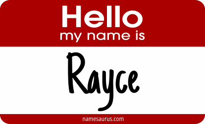 Hello my name is Rayce png download