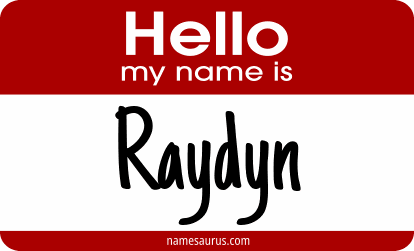 Hello my name is Raydyn png download