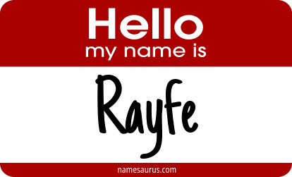 Hello my name is Rayfe png download