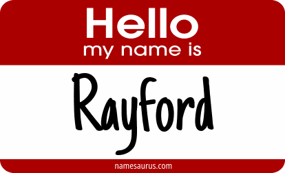 Hello my name is Rayford png download