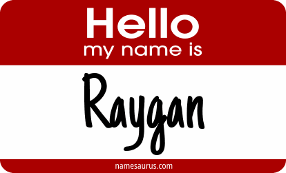 Hello my name is Raygan png download