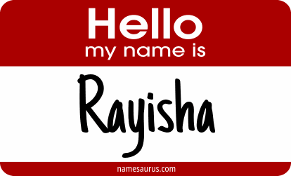 Hello my name is Rayisha png download