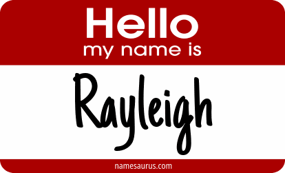 Hello my name is Rayleigh png download