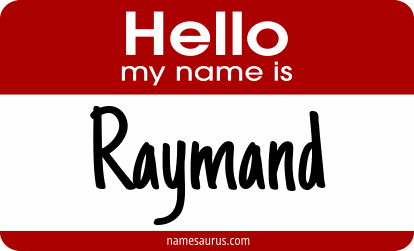 Hello my name is Raymand png download