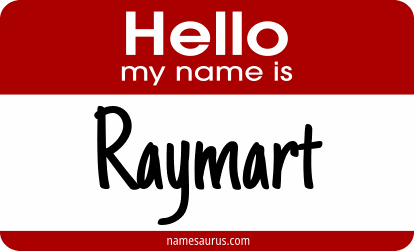 Hello my name is Raymart png download
