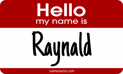 Hello my name is Raynald png download