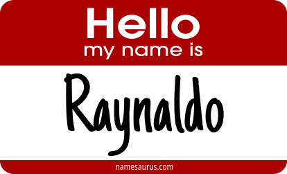 Hello my name is Raynaldo png download