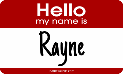 Hello my name is Rayne png download
