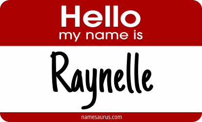 Hello my name is Raynelle png download