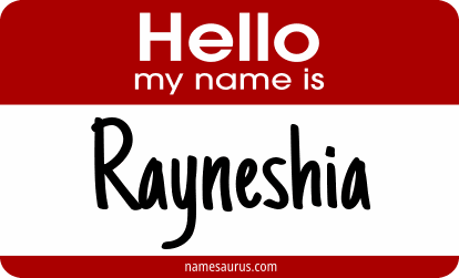 Hello my name is Rayneshia png download