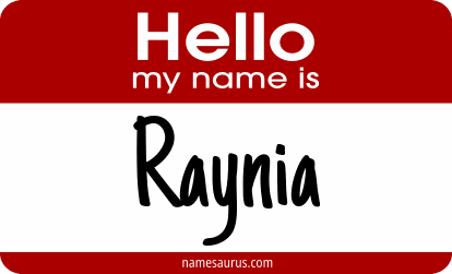Hello my name is Raynia png download