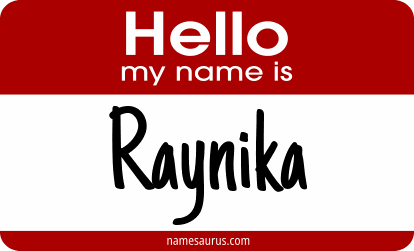 Hello my name is Raynika png download