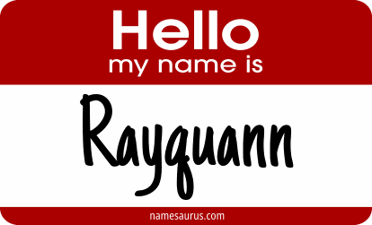 Hello my name is Rayquann png download