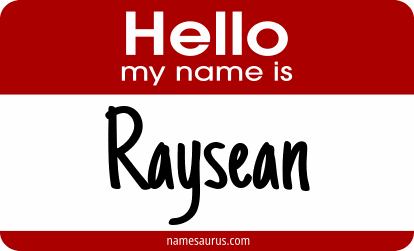 Hello my name is Raysean png download