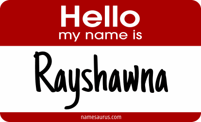 Hello my name is Rayshawna png download