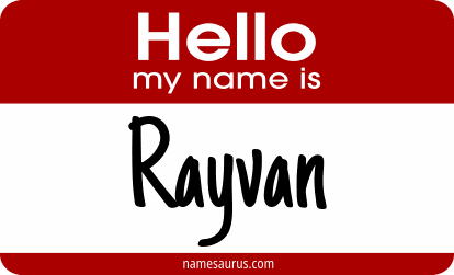 Hello my name is Rayvan png download