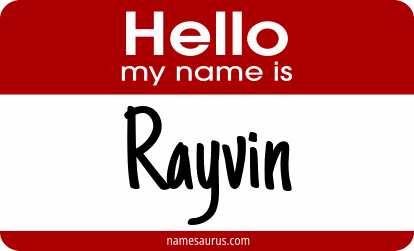 Hello my name is Rayvin png download