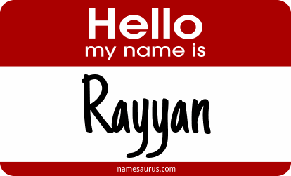 Hello my name is Rayyan png download