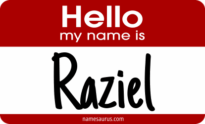 Hello my name is Raziel png download