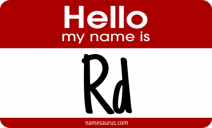 Hello my name is Rd png download