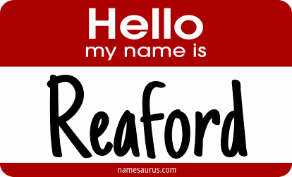 Hello my name is Reaford png download