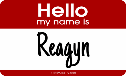Hello my name is Reagyn png download