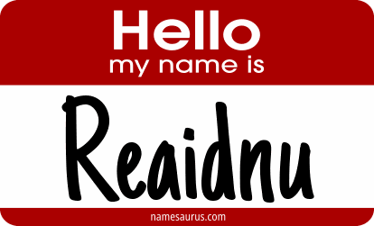 Hello my name is Reaidnu png download