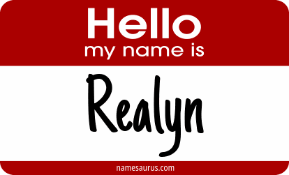 Hello my name is Realyn png download