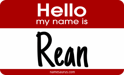 Hello my name is Rean png download