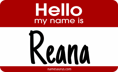 Hello my name is Reana png download